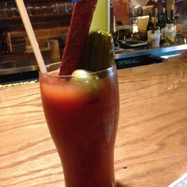 Awesome bloody Mary's, but the bacon vodka makes it even better!!