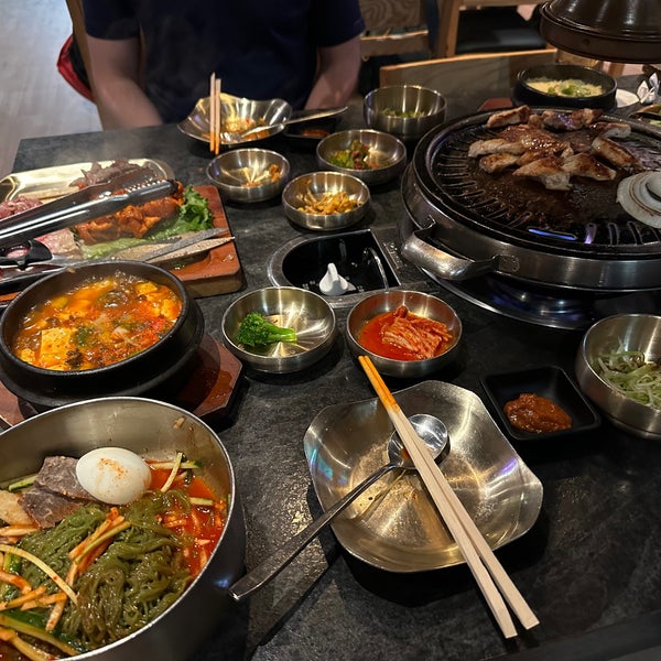 Photo taken at miss KOREA BBQ by Jonathan L. on 8/1/2023