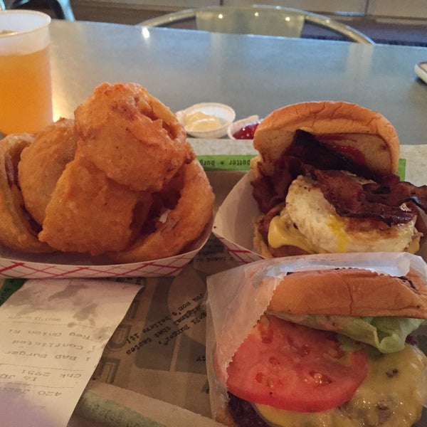 Photo taken at BurgerFi by Joseph on 9/12/2015