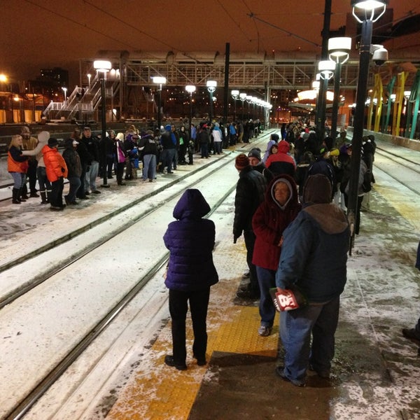 RTD Rail Ball Arena / Elitch Gardens Station Light Rail Station in Auraria