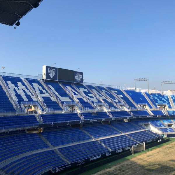 Photo taken at La Rosaleda Stadium by Niels D. on 7/16/2019