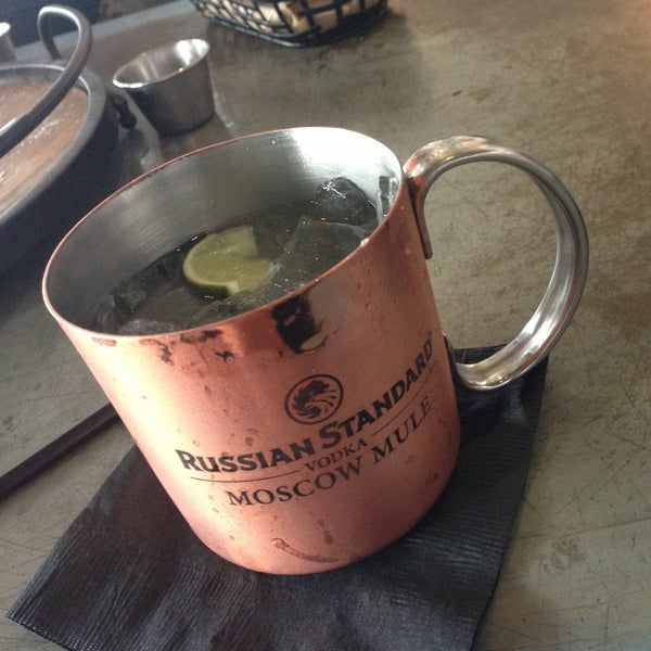 The Moscow Mule RULES!  It's in a copper cup, yo!