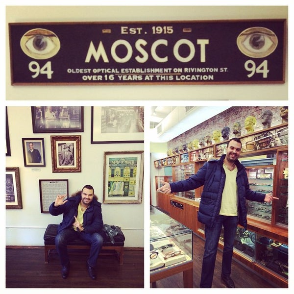 Photo taken at Moscot by Andy S. on 11/1/2014