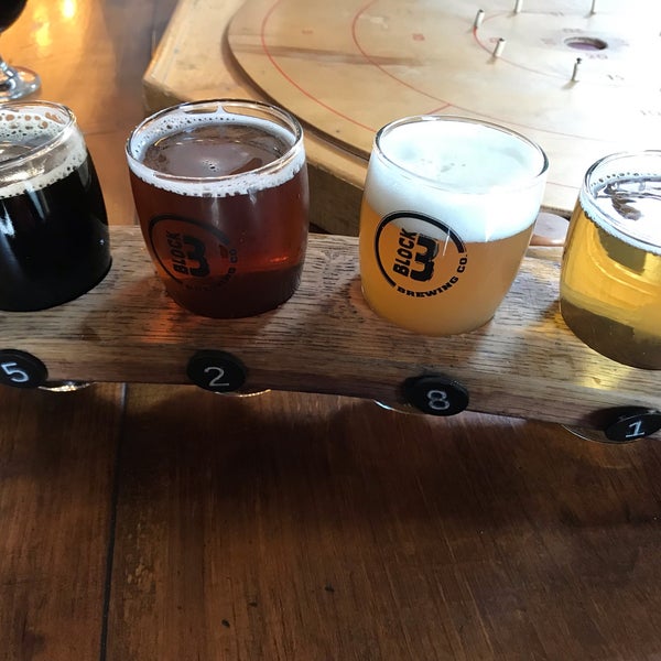 Photo taken at Block Three Brewing by Amber H. on 4/6/2019