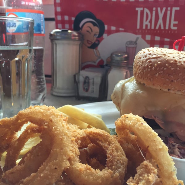 Photo taken at TRIXIE American Diner by Enrique M. on 5/26/2015
