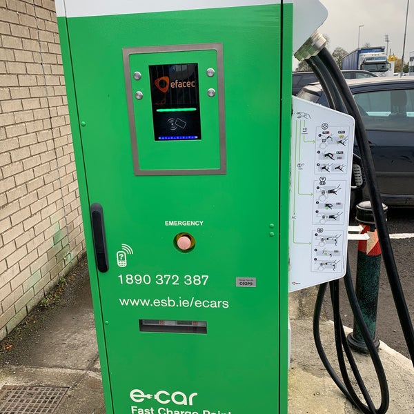 Ecars Fast Charge Point Portlaoise Co Laois