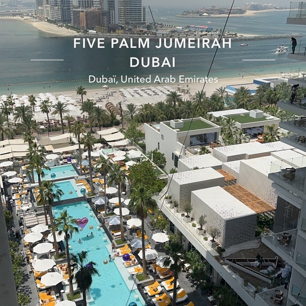 Das Foto wurde bei FIVE Palm Jumeirah Dubai von Abdulaziz A. am 5/12/2024 aufgenommen