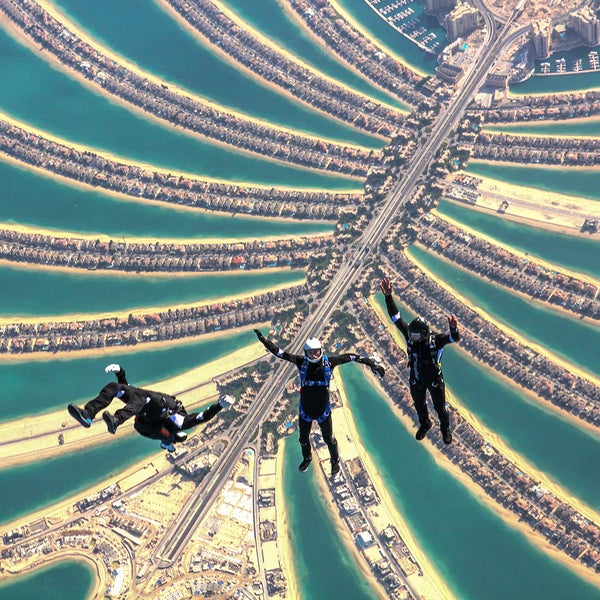 1/5/2015 tarihinde Skydive Dubaiziyaretçi tarafından Skydive Dubai'de çekilen fotoğraf