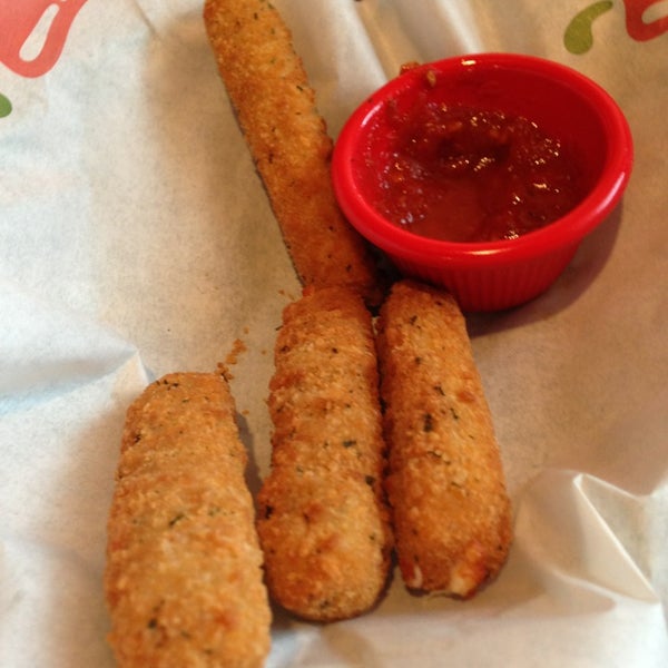 Don't be deceived by the fried cheese. It's just mozzarella sticks.