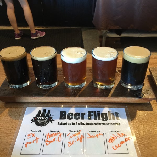 Photo taken at Yolo Brewing Co. by tony r. on 5/17/2016