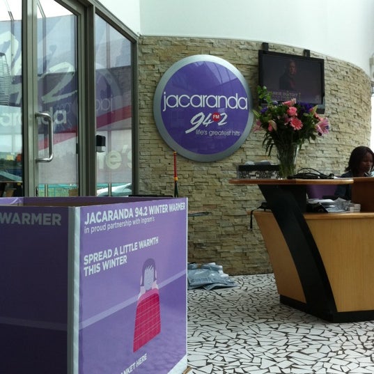 Photos at jacaranda fm 94 2 studios 2 tips from 104 visitors