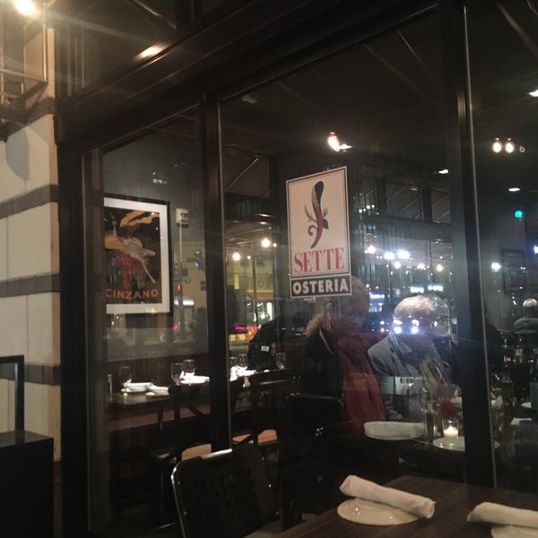 Photo taken at Sette Osteria by A A. on 10/25/2019
