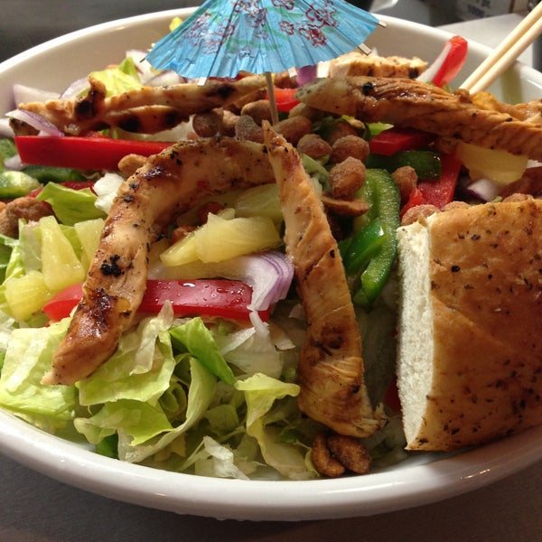 Come try the yummy Thai chicken salad!