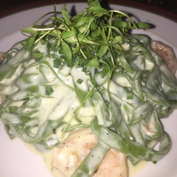 Green pasta was on point!