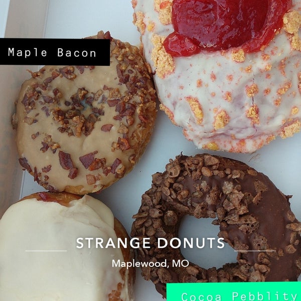 Photo taken at Strange Donuts by Molly M. on 8/24/2019