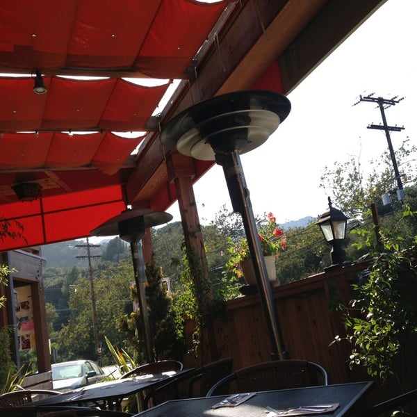 Photo taken at The Canyon Bistro &amp; Wine Bar in Topanga by Meshal on 9/9/2013