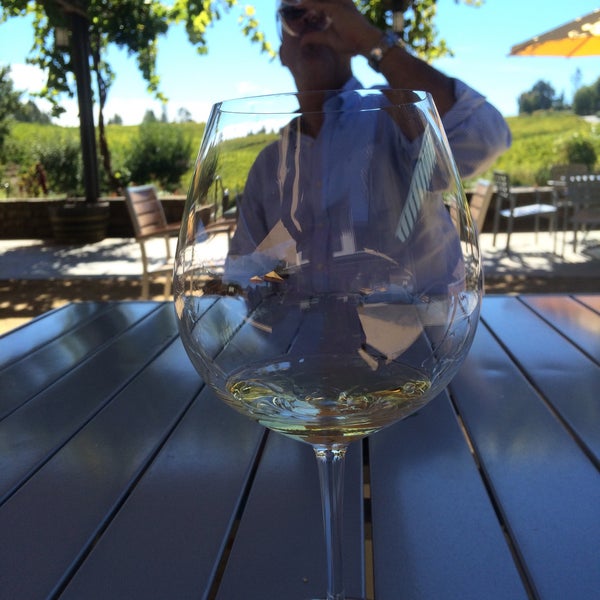 Photo taken at Lynmar Estate Winery by Kim R. on 9/24/2015