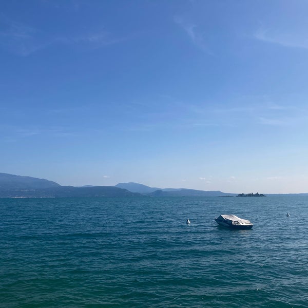 Photo taken at Lake Garda by Pablo I. on 9/26/2023