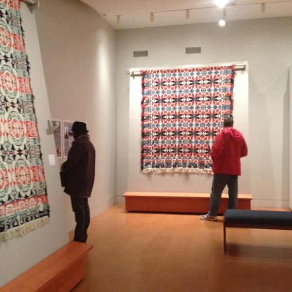 This gallery is a real treat.  Beautifully woven coverlets displayed.  The curator is super nice and very informative about textiles!.  Next time you're passing, swing by!
