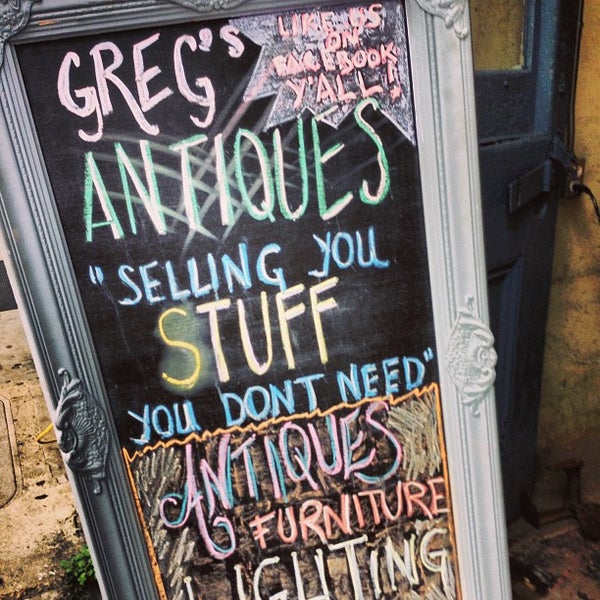 Photo taken at Greg’s Antiques by Michael B. on 9/19/2013