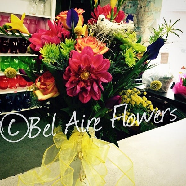 Photo taken at Bel Aire Flower Shop by Bel Aire Flowers W. on 5/12/2015