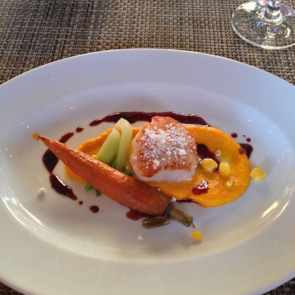 Photo taken at Terra Restaurant at Four Seasons Resort Rancho Encantado Santa Fe by Andrew G. on 3/24/2013
