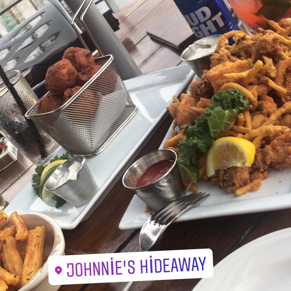 Photo taken at Johnnie&#39;s Hideaway by Sevim C. on 6/11/2018