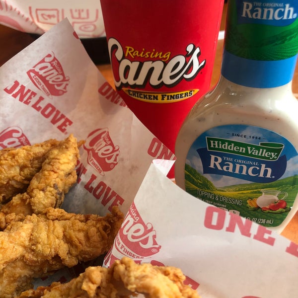 Photo taken at Raising Cane&#39;s Chicken Fingers by Laura A. on 4/10/2021