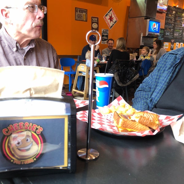 Photo taken at Cheesie&#39;s Pub and Grub by Laura A. on 3/31/2018