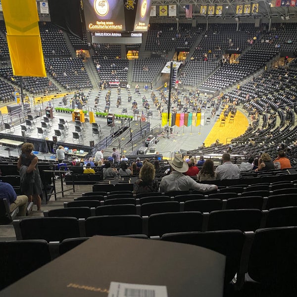 Photo taken at Charles Koch Arena by ENG.Amaimah A. on 10/10/2020