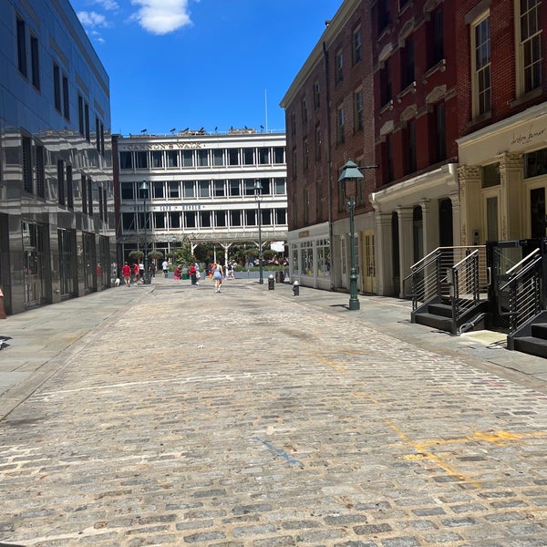 Photo taken at South Street Seaport by Sara S. on 7/4/2022