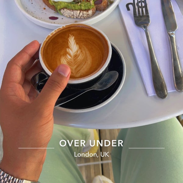 Under coffee. Under coffee
