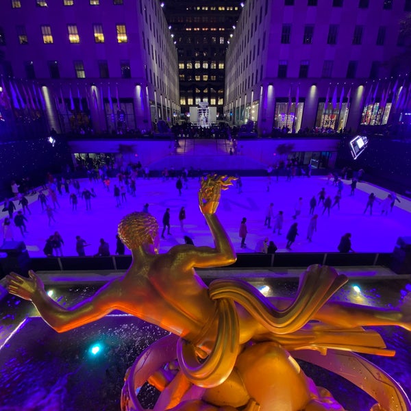 Photo taken at The Rink at Rockefeller Center by Luminoid L. on 11/7/2021