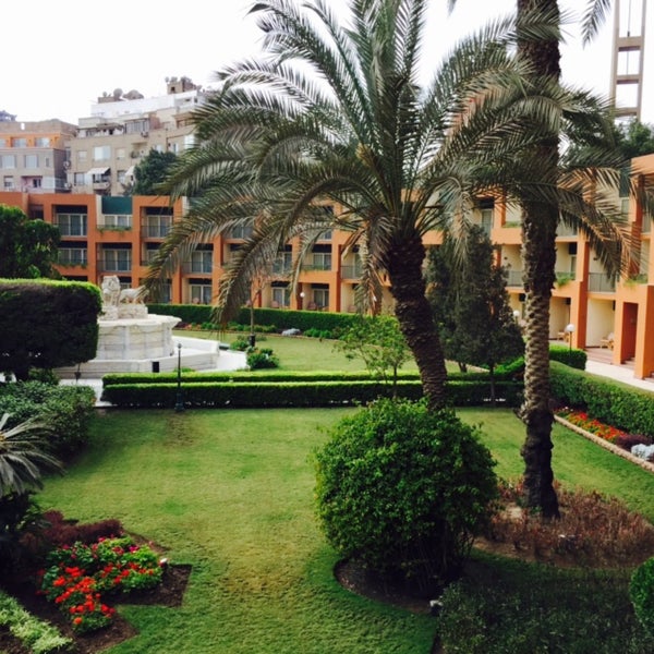 Photo taken at Cairo Marriott Hotel &amp; Omar Khayyam Casino by Dr. Saleh S. on 3/19/2015
