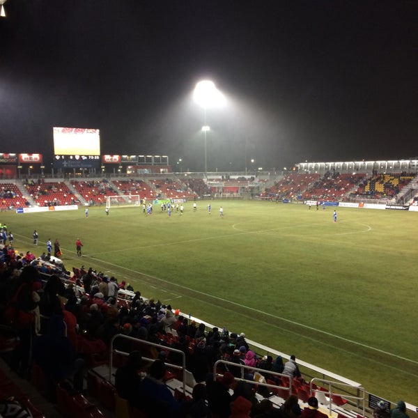 Photo taken at Toyota Field by Camille C. on 3/1/2015