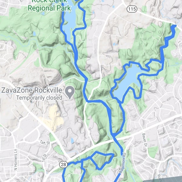 Lake Needwood Trail Map Photos At Needwood Trail Trail
