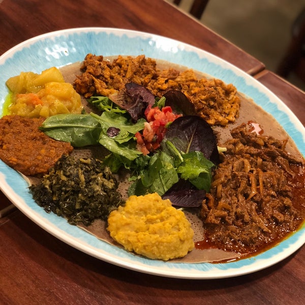 My favorite Ethiopian food in San Francisco. Sweet family operation, always friendly. Excellent Shuro, and 100% Teff (gluten free) injera!