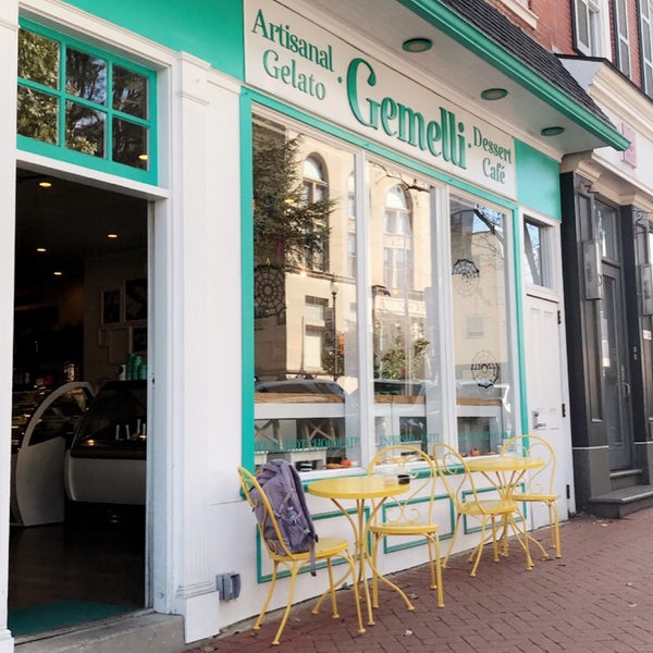 Photo taken at Gemelli - Artisanal Gelato &amp; Dessert Cafe by Dena. on 10/23/2019