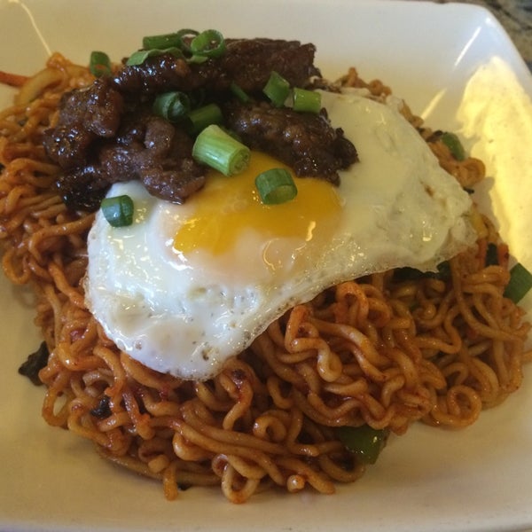 Photo taken at Burnt Rice Korean Restaurant by Nathan N. on 7/30/2014