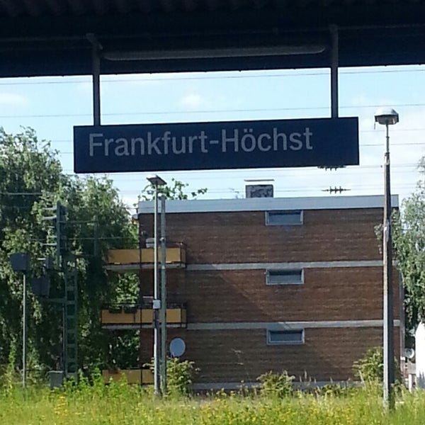 Bahnhof FrankfurtHöchst Bahnhof in Höchst