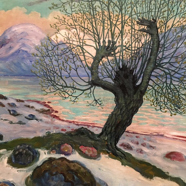 Current exhibition- Nikola Astrup. Immerse yourself in Norway and its beautiful landscapes.