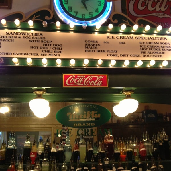 Photo taken at MacAlpine&#39;s Diner and Soda Fountain by Edward G. on 12/29/2013
