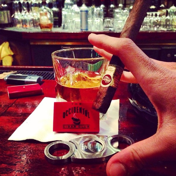 Photo taken at The Occidental Cigar Club by Mohnish S. on 3/3/2014