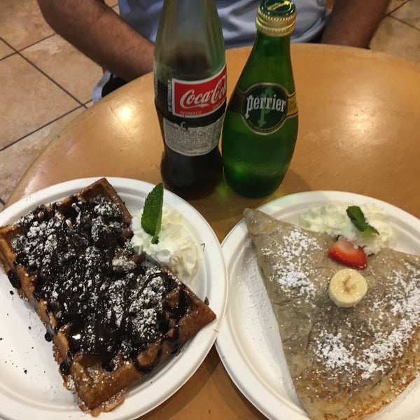 Photo taken at Coco Crepes, Waffles &amp; Coffee by Loay A. on 7/14/2019