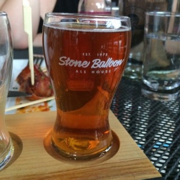 Photo taken at Stone Balloon Ale House by Brian M. on 4/1/2016