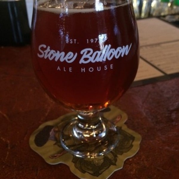 Photo taken at Stone Balloon Ale House by Brian M. on 3/24/2016