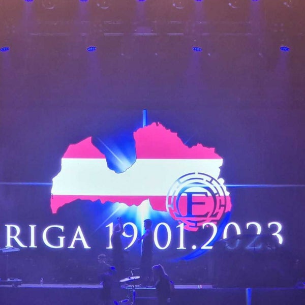 Photo taken at Arena Riga by Neil on 1/19/2023