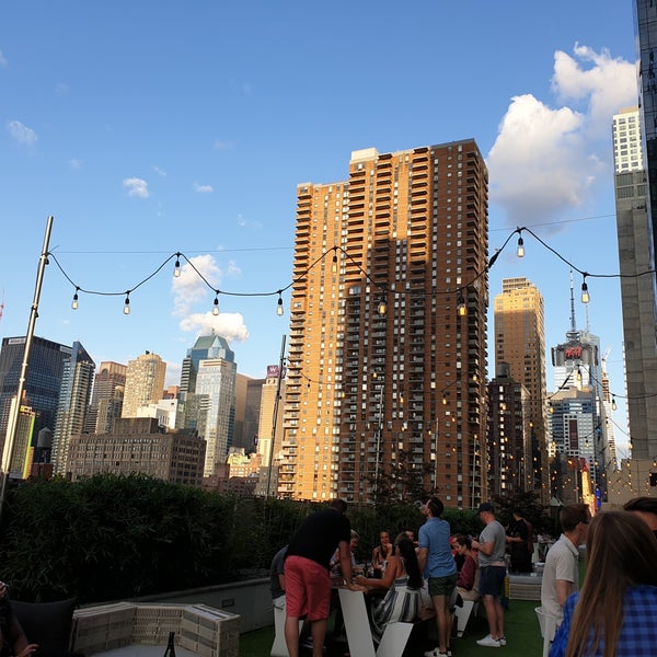 Photo taken at The Terrace at Yotel by Steve H. on 8/24/2019