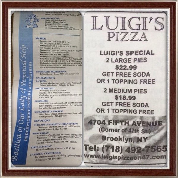 Photo prise au Luigi&#39;s Pizza par Lupe C. le8/3/2014