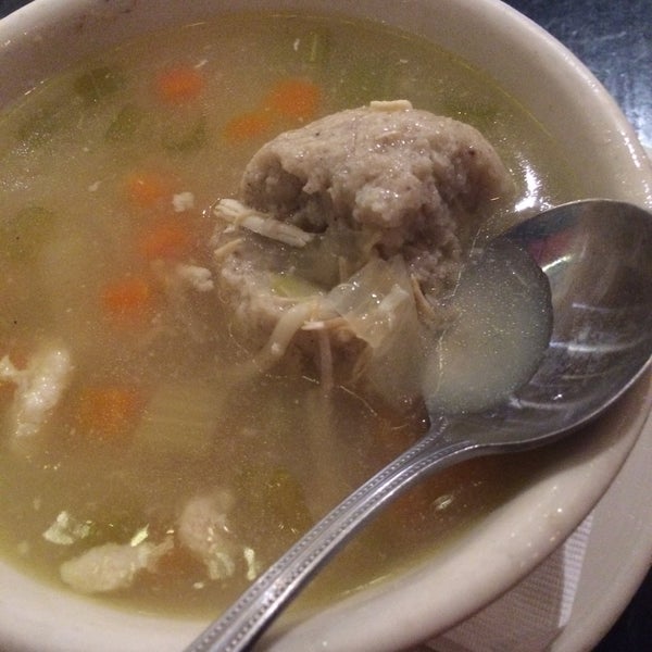 The best matzoh ball soup in SF.